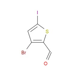 Aobchem 3-Bromo-5-iodothiophene-2-carbaldehyde | ≥97% | CAS 2613383-81-4