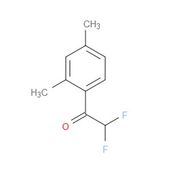 Aobchem&nbsp;1-(2 4-Dimethylphenyl)-2 2-difluoroethanone | ≥95% | CAS 1352214-70-0 | C10H10F2O | 500mg