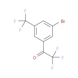 Aobchem&nbsp;1-(3-Bromo-5-(trifluoromethyl)phenyl)-2 2 2-trifluoroethanone | ≥97% | CAS 1132701-00-8 | C9H3BrF6O | 250mg