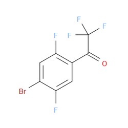 Aobchem&nbsp;1-(4-Bromo-2 5-difluorophenyl)-2 2 2-trifluoroethanone | ≥97% | CAS 1540160-13-1 | C8H2BrF5O | 1g