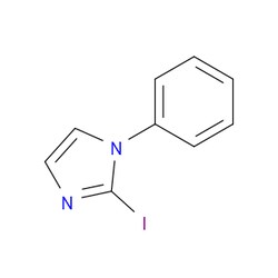 Aobchem&nbsp;2-Iodo-1-phenyl-1H-imidazole | ≥95% | CAS 49572-59-0 | C9H7IN2 | 500mg