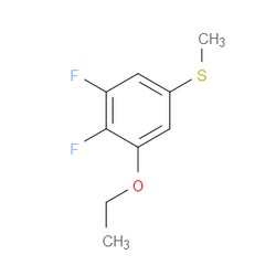 Aobchem&nbsp;(3-Ethoxy-4 5-difluorophenyl)(methyl)sulfane | ≥97% | CAS 1379328-38-7 | C9H10F2OS | 500mg