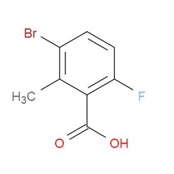 Aobchem&nbsp;3-Bromo-6-fluoro-2-methylbenzoic acid | ≥95% | CAS 1427373-55-4 | C8H6BrFO2 | 250mg