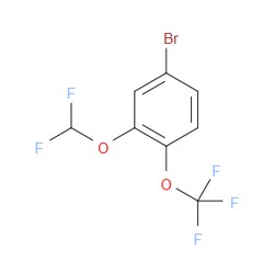 Aobchem&nbsp;4-Bromo-2-(difluoromethoxy)-1-(trifluoromethoxy)benzene | ≥97% | CAS 1807244-80-9 | C8H4BrF5O2 | 250mg
