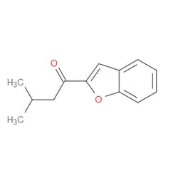 Aobchem&nbsp;1-(2-Benzofuranyl)-3-methyl-1-butanone | ≥95% | CAS 1405433-06-8 | C13H14O2 | 500mg