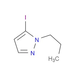 Aobchem&nbsp;5-Iodo-1-propyl-1H-pyrazole | ≥97% | CAS 1823431-57-7 | C6H9IN2 | 250mg