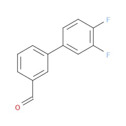 Aobchem&nbsp;3  4 -Difluoro-[1 1 -biphenyl]-3-carbaldehyde | ≥97% | CAS 343604-41-1 | C13H8F2O | 500mg