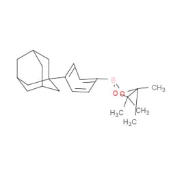 Aobchem&nbsp;4 4 5 5-Tetramethyl-2-(4-tricyclo[3 3 1 13 7]dec-1-ylphenyl)-1 3 2-dioxaborolane | ≥95% | CAS 1644541-87-6 | C22H31BO2 | 250mg