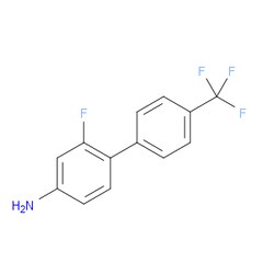 Aobchem&nbsp;2-Fluoro-4 -(trifluoromethyl)-[1 1 -biphenyl]-4-amine | ≥97% | CAS 856898-03-8 | C13H9F4N | 1g