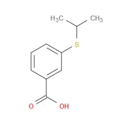 Aobchem&nbsp;3-(Isopropylthio)benzoic acid | ≥95% | CAS 114838-12-9 | C10H12O2S | 250mg