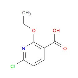 Aobchem&nbsp;6-Chloro-2-ethoxynicotinic acid | ≥95% | CAS 1343080-22-7 | C8H8ClNO3 | 1g
