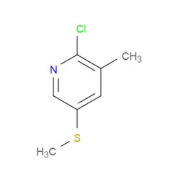 Aobchem&nbsp;2-Chloro-3-methyl-5-(methylthio)pyridine | ≥97% | CAS 1820706-01-1 | C7H8ClNS | 250mg