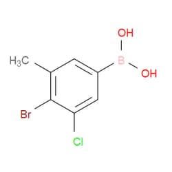 Aobchem&nbsp;(4-Bromo-3-chloro-5-methylphenyl)boronic acid | ≥97% | CAS 2377607-91-3 | C7H7BBrClO2 | 250mg