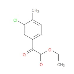 Aobchem&nbsp;Ethyl 2-(3-chloro-4-methylphenyl)-2-oxoacetate | ≥97% | CAS 951888-06-5 | C11H11ClO3 | 250mg