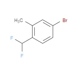Aobchem&nbsp;4-Bromo-1-(difluoromethyl)-2-methylbenzene | ≥97% | CAS 1254034-33-7 | C8H7BrF2 | 250mg