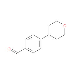 Aobchem&nbsp;4-(Tetrahydro-2H-pyran-4-yl)benzaldehyde | ≥95% | CAS 1276024-97-5 | C12H14O2 | 500mg