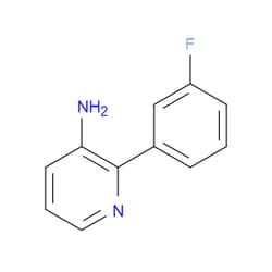Aobchem&nbsp;2-(3-Fluorophenyl)pyridin-3-amine | ≥97% | CAS 886508-65-2 | C11H9FN2 | 250mg