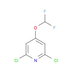 Aobchem&nbsp;2 6-Dichloro-4-(difluoromethoxy)pyridine | ≥95% | CAS 1214379-42-6 | C6H3Cl2F2NO | 250mg