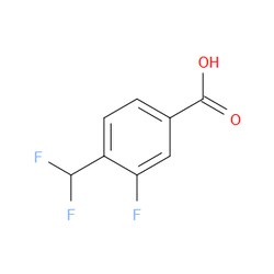 Aobchem&nbsp;4-(Difluoromethyl)-3-fluorobenzoic acid | ≥95% | CAS 1780188-78-4 | C8H5F3O2 | 500mg