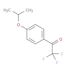 Aobchem&nbsp;2 2 2-Trifluoro-1-(4-isopropoxyphenyl)ethanone | ≥95% | CAS 1339633-93-0 | C11H11F3O2 | 250mg