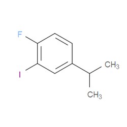 Aobchem&nbsp;1-Fluoro-2-iodo-4-isopropylbenzene | ≥97% | CAS 1369776-58-8 | C9H10FI | 250mg