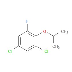 Aobchem&nbsp;1 5-Dichloro-3-fluoro-2-isopropoxybenzene | ≥95% | CAS 1881293-55-5 | C9H9Cl2FO | 1g