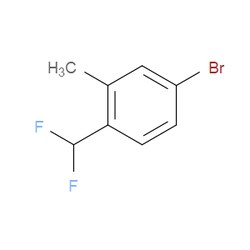 Aobchem&nbsp;4-Bromo-1-(difluoromethyl)-2-methylbenzene | ≥97% | CAS 1254034-33-7 | C8H7BrF2 | 500mg
