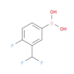 Aobchem&nbsp;(3-(Difluoromethyl)-4-fluorophenyl)boronic acid | ≥95% | CAS 1254118-35-8 | C7H6BF3O2 | 500mg