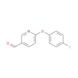 Aobchem&nbsp;6-(4-Fluorophenoxy)pyridine-3-carbaldehyde | ≥95% | CAS 866154-07-6 | C12H8FNO2 | 500mg