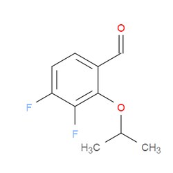 Aobchem&nbsp;3 4-Difluoro-2-propan-2-yloxybenzaldehyde | ≥97% | CAS 1557552-44-9 | C10H10F2O2 | 250mg