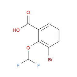 Aobchem&nbsp;3-Bromo-2-(difluoromethoxy)benzoic acid | ≥95% | CAS 1249235-55-9 | C8H5BrF2O3 | 1g