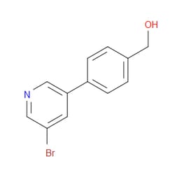Aobchem&nbsp;(4-(5-Bromopyridin-3-yl)phenyl)methanol | ≥95% | CAS 1171896-44-8 | C12H10BrNO | 500mg