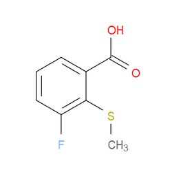 Aobchem&nbsp;3-Fluoro-2-(methylsulfanyl)benzoic acid | ≥97% | CAS 147460-53-5 | C8H7FO2S | 1g