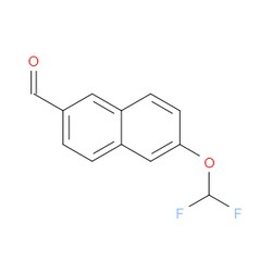 Aobchem&nbsp;6-(Difluoromethoxy)-2-naphthaldehyde | ≥97% | CAS 1261488-79-2 | C12H8F2O2 | 1g