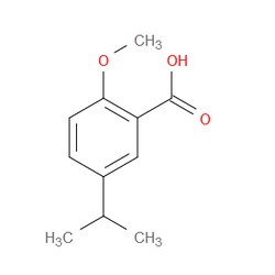 Aobchem&nbsp;5-Isopropyl-2-methoxybenzoic acid | ≥97% | CAS 68014-67-5 | C11H14O3 | 500mg