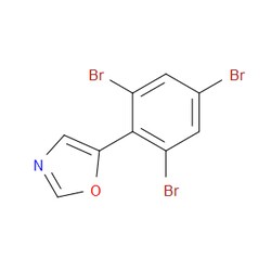 Aobchem&nbsp;5-(2 4 6-Tribromophenyl)oxazole | ≥97% | CAS 2364584-82-5 | C9H4Br3NO | 500mg