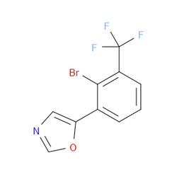 Aobchem&nbsp;5-(2-Bromo-3-(trifluoromethyl)phenyl)oxazole | ≥97% | CAS 2364585-32-8 | C10H5BrF3NO | 500mg