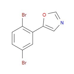 Aobchem&nbsp;5-(2 5-Dibromophenyl)oxazole | ≥97% | CAS 2013263-27-7 | C9H5Br2NO | 500mg