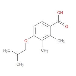 Aobchem&nbsp;4-Isobutoxy-2 3-dimethylbenzoic acid | ≥97% | CAS 1368277-06-8 | C13H18O3 | 250mg