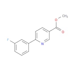 Aobchem&nbsp;Methyl 6-(3-fluorophenyl)nicotinate | ≥97% | CAS 1820609-01-5 | C13H10FNO2 | 1g