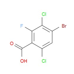 Aobchem&nbsp;4-Bromo-3 6-dichloro-2-fluorobenzoic acid | ≥95% | CAS 1160573-27-2 | C7H2BrCl2FO2 | 500mg