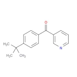 Aobchem&nbsp;[4-(1 1-Dimethylethyl)phenyl]-3-pyridinylmethanone | ≥95% | CAS 61780-09-4 | C16H17NO | 250mg