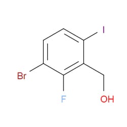 Aobchem&nbsp;(3-Bromo-2-fluoro-6-iodophenyl)methanol | ≥97% | CAS 1935071-22-9 | C7H5BrFIO | 250mg