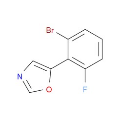 Aobchem&nbsp;5-(2-Bromo-6-fluorophenyl)oxazole | ≥97% | CAS 2024254-28-0 | C9H5BrFNO | 250mg