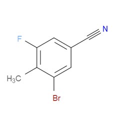 Aobchem&nbsp;3-Bromo-5-fluoro-4-methylbenzonitrile | ≥95% | CAS 1805030-24-3 | C8H5BrFN | 1g