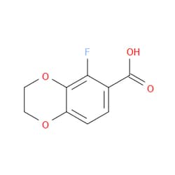 Aobchem&nbsp;5-Fluoro-2 3-dihydro-1 4-benzodioxin-6-carboxylic acid | ≥95% | CAS 524005-41-2 | C9H7FO4 | 500mg