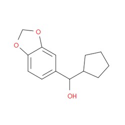 Aobchem&nbsp;-Cyclopentyl-1 3-benzodioxole-5-methanol | ≥95% | CAS 1216230-18-0 | C13H16O3 | 250mg
