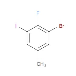 Aobchem&nbsp;1-Bromo-2-fluoro-3-iodo-5-methylbenzene | ≥97% | CAS 1805192-08-8 | C7H5BrFI | 500mg