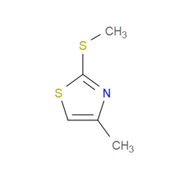 Aobchem&nbsp;4-Methyl-2-(methylthio)thiazole | ≥95% | CAS 5316-67-6 | C5H7NS2 | 250mg