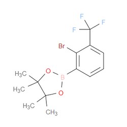 Aobchem&nbsp;2-Bromo-3-trifluoromethylphenylboronic acid pinacol ester | ≥97% | CAS 2121513-56-0 | C13H15BBrF3O2 | 1g